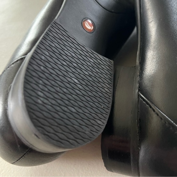 Clarks Women’s Unstructured Black Un-Blush Ease Slip On Black Loafer Sz 9 1/2 W - Picture 13 of 13